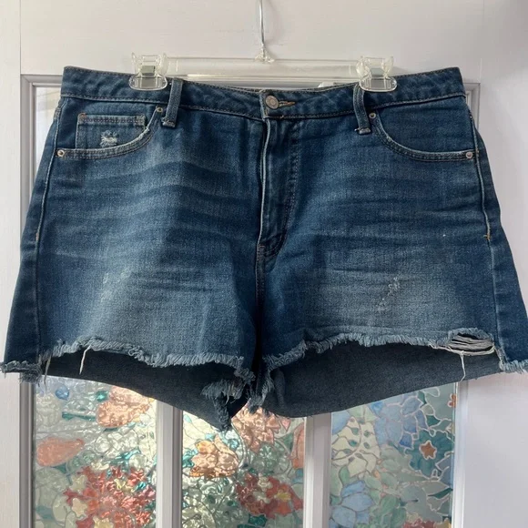 Time and Tru Dark Blue Denim Shorts - Picture 2 of 4